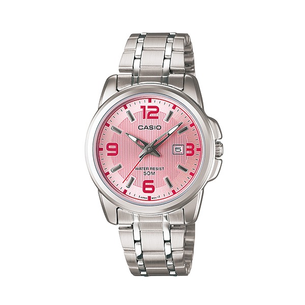 【CASIO】CASIO卡西歐 不鏽鋼時尚女錶 LTP-1314D-5A 50米防水 台灣卡西歐保固一年