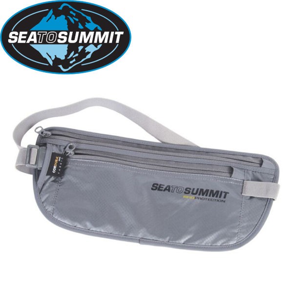 Sea to Summit 澳洲 RFID 旅行安全藏錢腰包《灰》/防竊腰包/旅行腰包/STSATLMBRFI/悠遊山水