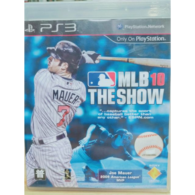 二手 PS3 MLB 10 the show 美國職棒大聯盟10 英文版 現貨