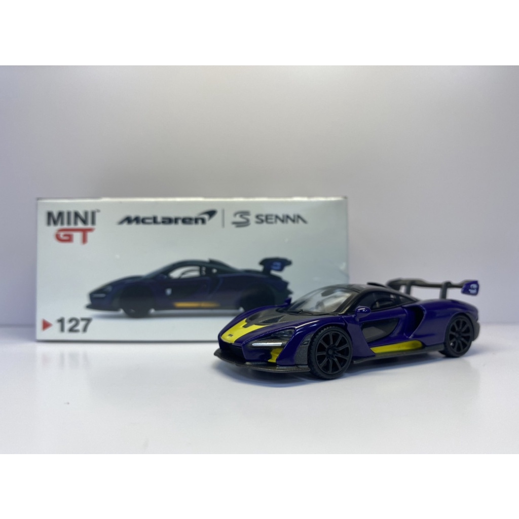 {TZ玩車庫} MINI GT #127 McLaren Senna 紫/黃