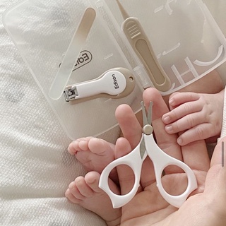 【UUpama預購】韓國 Edison 愛迪生 嬰兒指甲剪 磨甲刀 四合一 嬰兒指甲護理組 附收納盒 特殊刀口設計