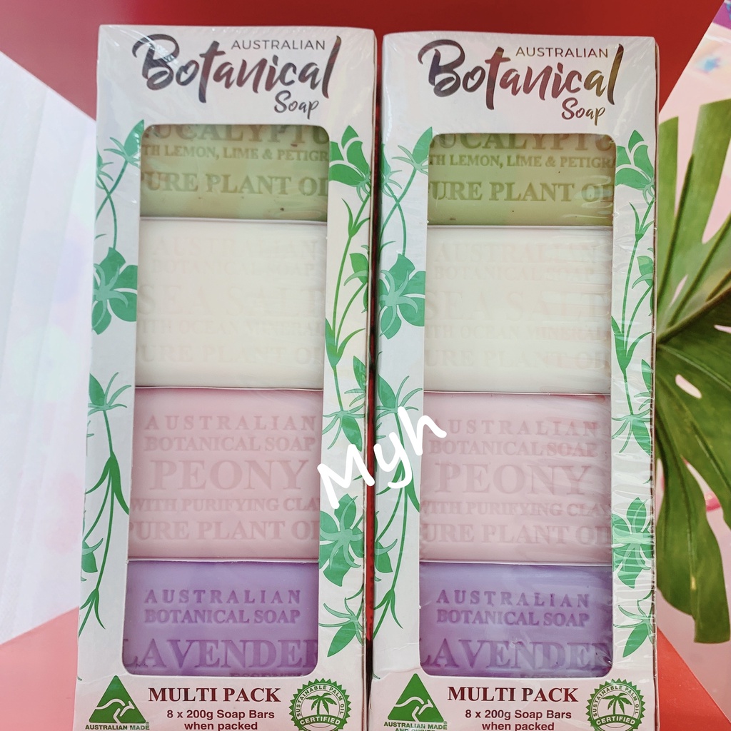 💞現貨 💞Australian Botanical Soap 澳洲製植物精油香皂組合含四種香味  8入