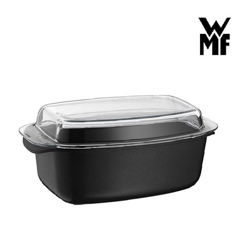 德國 WMF 玻璃附蓋大容量烤鍋4.5L不沾鍋材質,不含鐵氟龍塗層更安心 烤/炒/燉 多功能烤盤