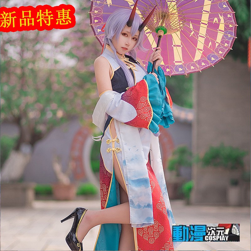動漫次元 Fgo三周年cos英靈旅裝fate 巴御前cosplay服裝女旗袍套裝coshf 693 蝦皮購物