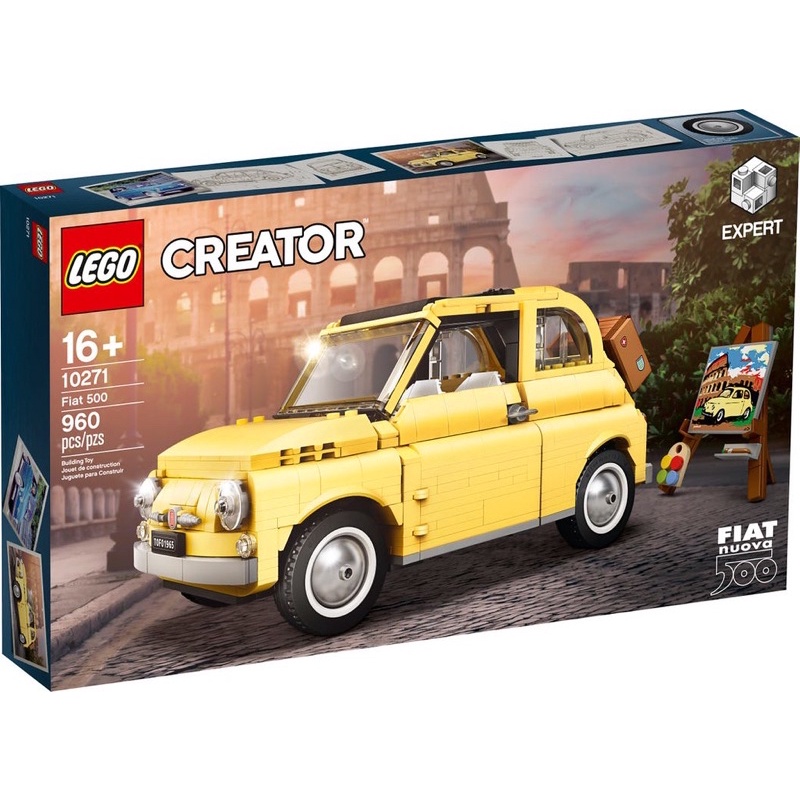 Home&amp;brick 全新 LEGO 10271 Fiat 500 Icons
