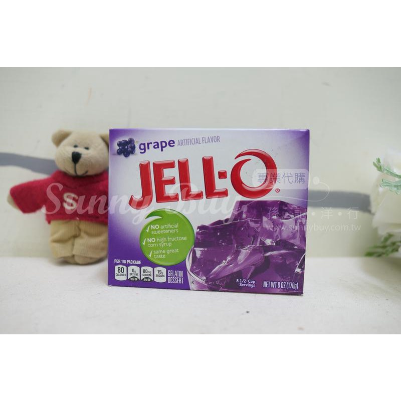 【Sunny Buy】◎現貨◎ 美國 Jell-O果凍粉 葡萄口味 果凍粉 簡單方便又好吃 170g/盒