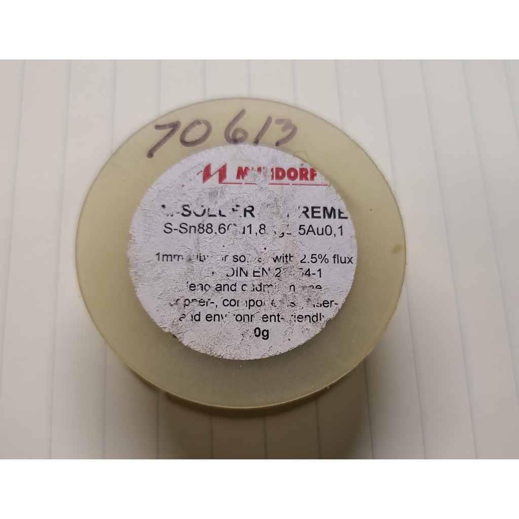 德國音響發燒焊錫 Mundorf M-SOLDER Supreme 1mm直徑 頂級金銀銅焊錫