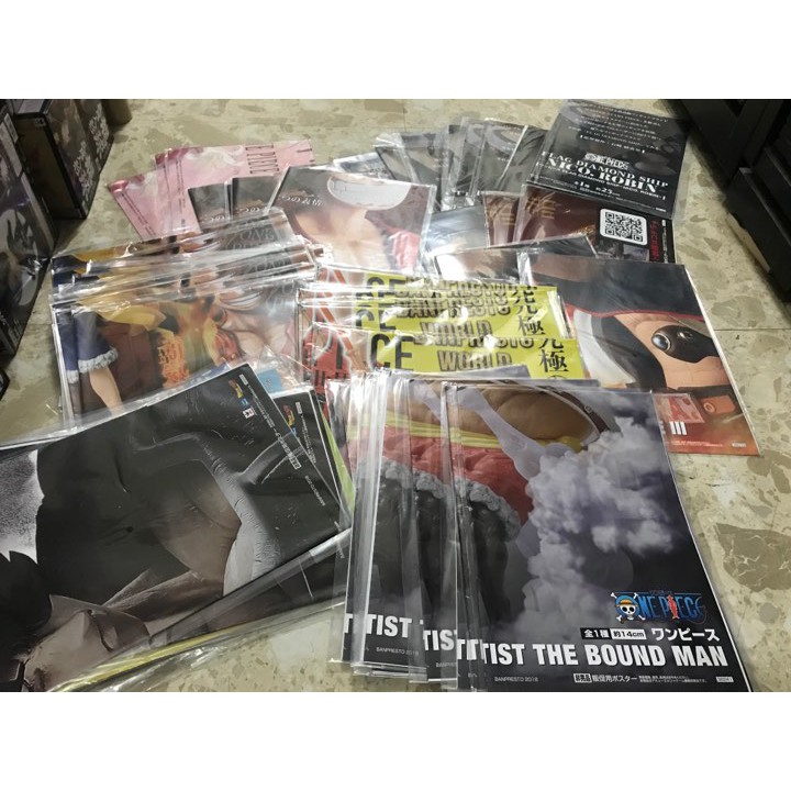 現貨 日版 海賊王 七龍珠 店頭 宣傳 海報 娃娃機 (金證 絕版 景品)