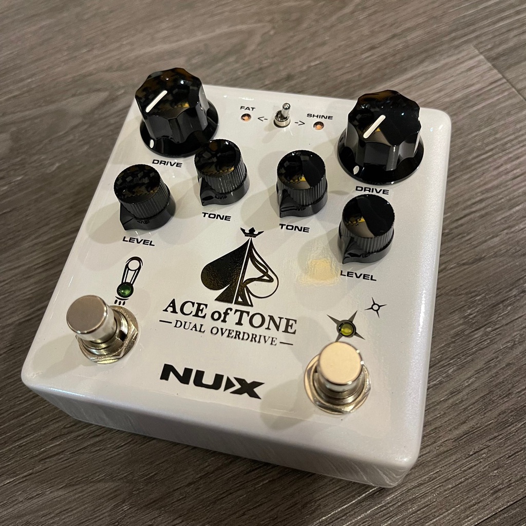 Nux最新 雙破音效果器 Ace of Tone 公司貨 【宛伶樂器】