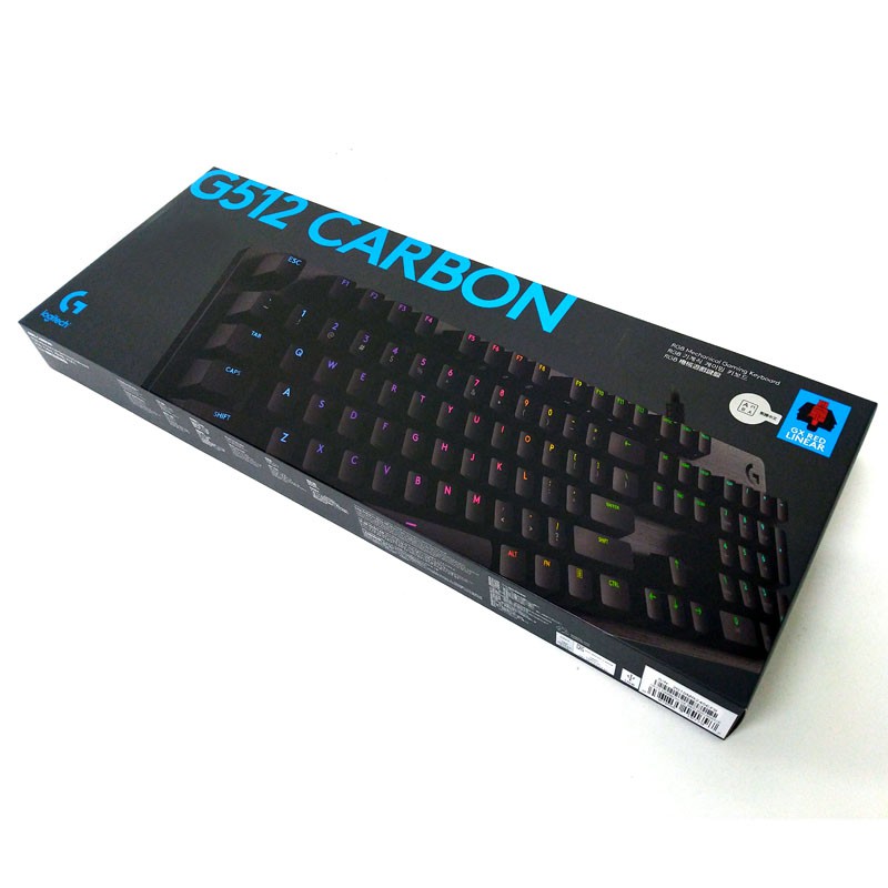 【3CTOWN】限量含稅 台灣公司貨 Logitech羅技 G512 Carbon GX紅軸 線性軸 RGB 機械遊戲鍵