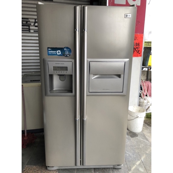 二手LG大容量對開冰箱