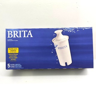 BRITA 濾水壺 圓形濾心 濾芯 5入 (取代傳統舊款濾心) 效率更好 圓型 8週濾心 可過濾151公升 2024後製