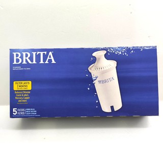 BRITA 濾水壺 圓形濾心 濾芯 5入 (取代傳統舊款濾心) 效率更好 圓型 8週濾心 可過濾151公升 2023後製