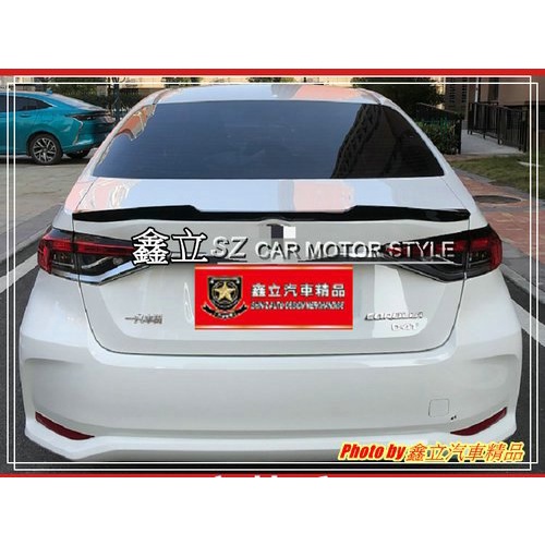 ※ 鑫立汽車精品 ※ ALTIS 12代 18-22年 PSM款 鴨尾 尾翼 小鴨尾 ABS 黏貼款 素材