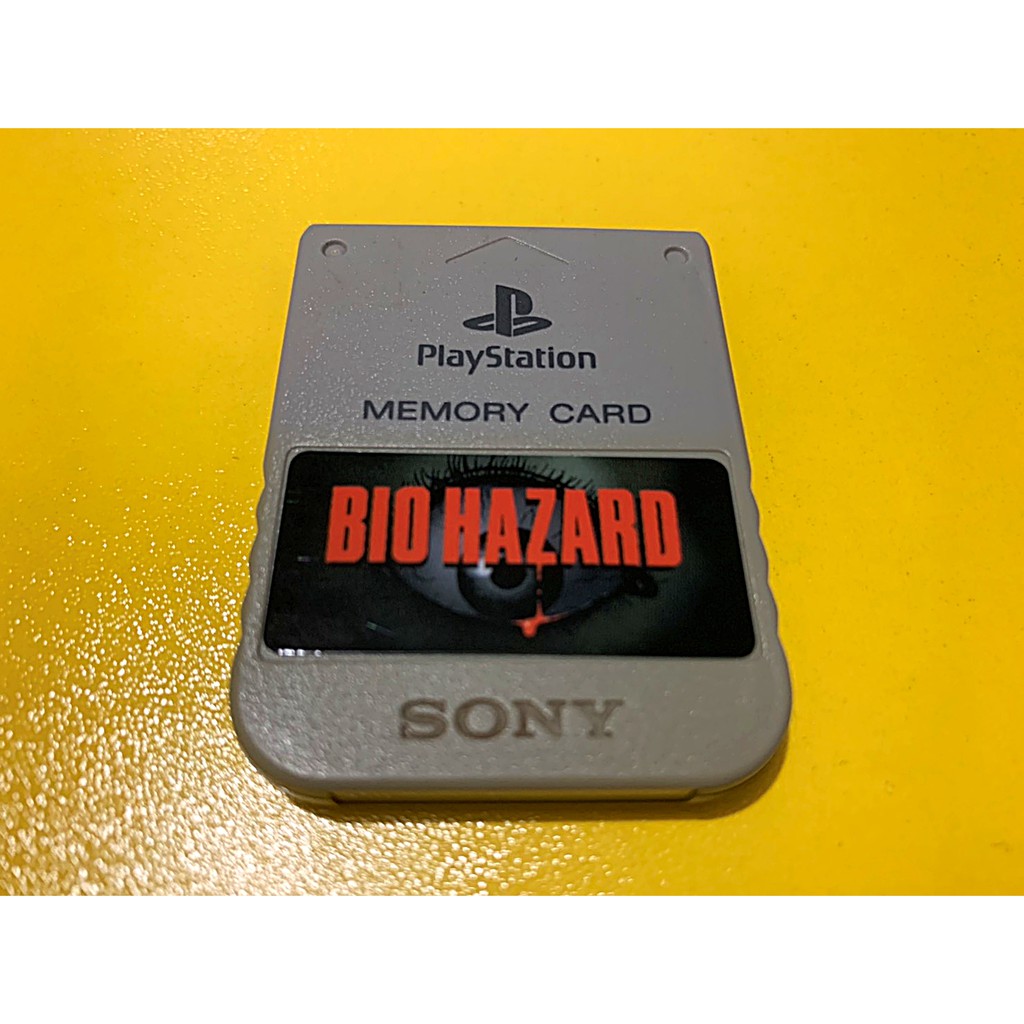 歡樂本舖 PS1 PS 惡靈古堡 生化危機 窺視 BIOHAZARD 日本製  PS記憶卡 PlayStation專用