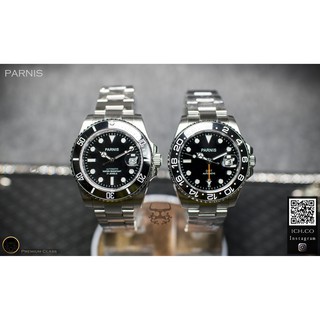 原裝進口瑞士PARNIS 伯尼時 Submariner GMT 水鬼機械系列 手錶-可樂圈機械錶潛水錶運動錶