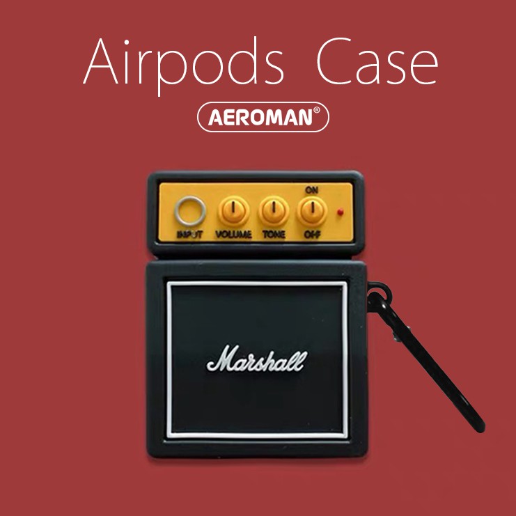 Marshall 馬修 airpods 保護套 pro 音箱 音響 喇叭 無訊號 復古 個性 設計 潮流