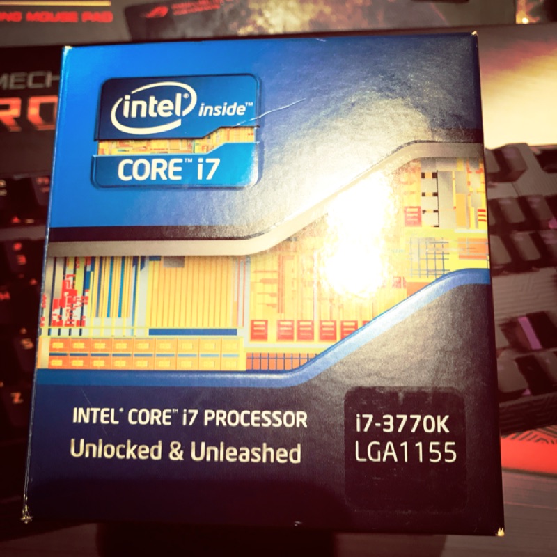 Intel Core i7-3770K 無鎖頻版 盒裝 無風扇 LGA1155 Z77  CPU