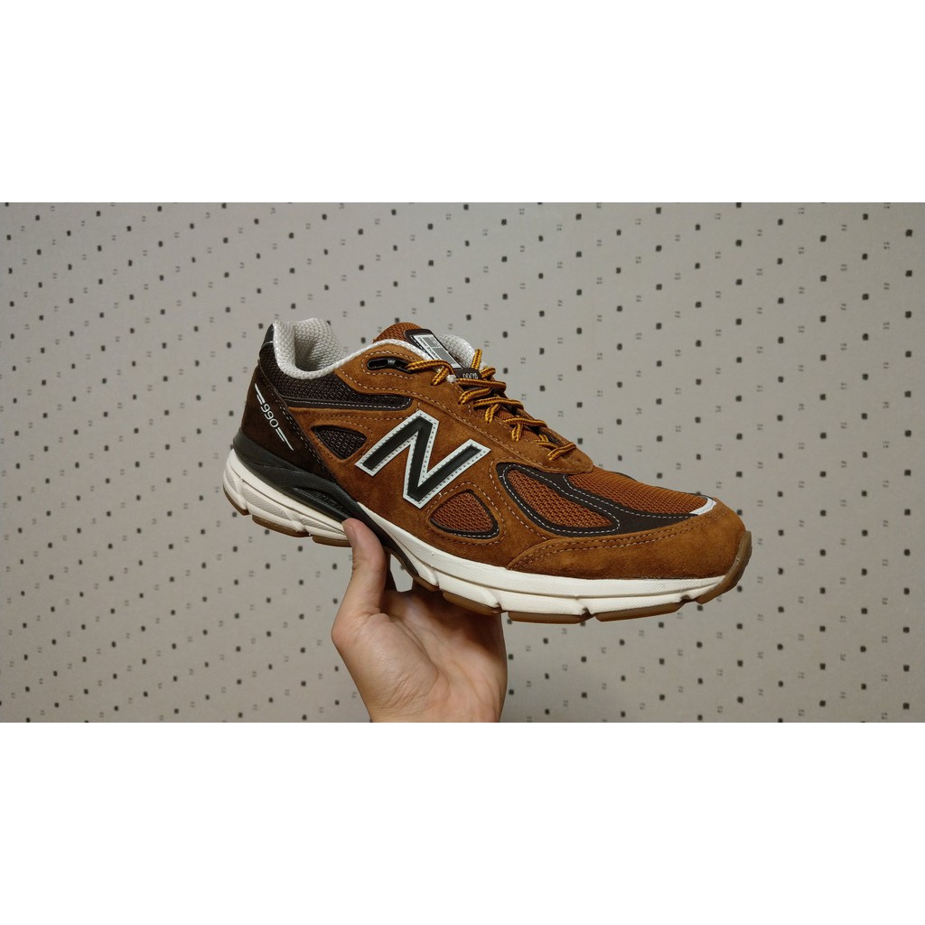 Syg New Balance 990v4 Us7 5 8 10d 深褐大地色美製m990ll4 990v5 蝦皮購物