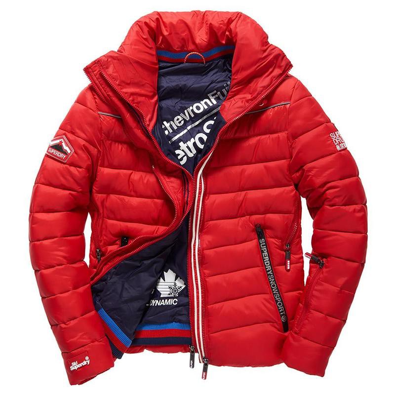 Superdry 極度乾燥 雪衣羽絨外套 M號 SNOW 寒流保暖 極輕 修身版型 防風外套