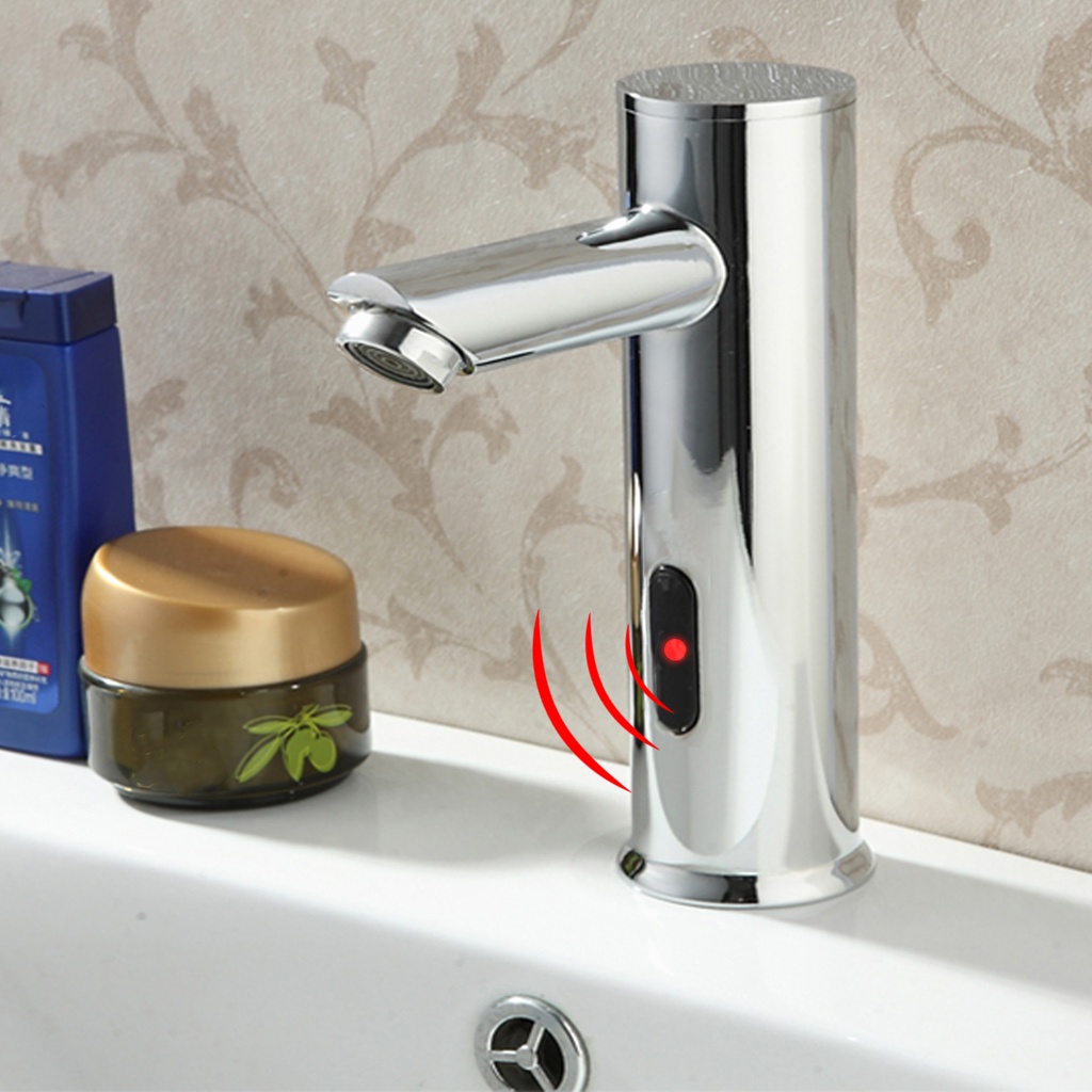 浴室水槽紅外線自動免提水龍頭感應觸摸水龍頭感應電面盆水龍頭節水