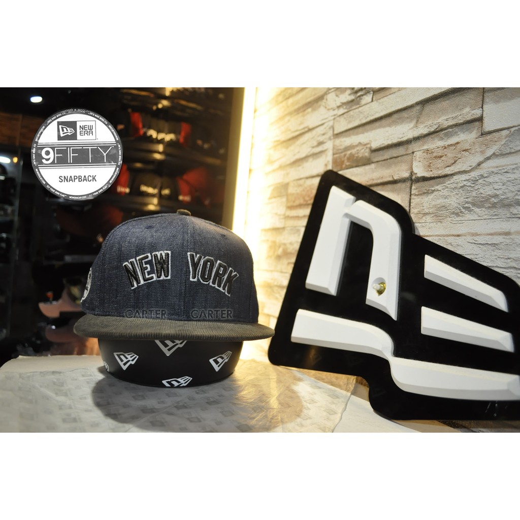 New Era Japan X Ny Yankees Denim 9fifty 日本線紐約洋基牛仔丹寧後扣可調棒球帽 蝦皮購物