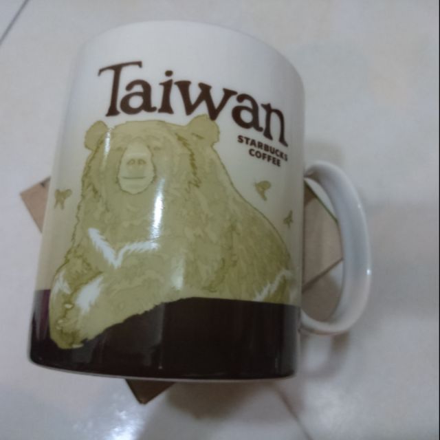 【全新正品】星巴克 Starbucks Taiwan 台灣黑熊馬克杯 / 城市杯