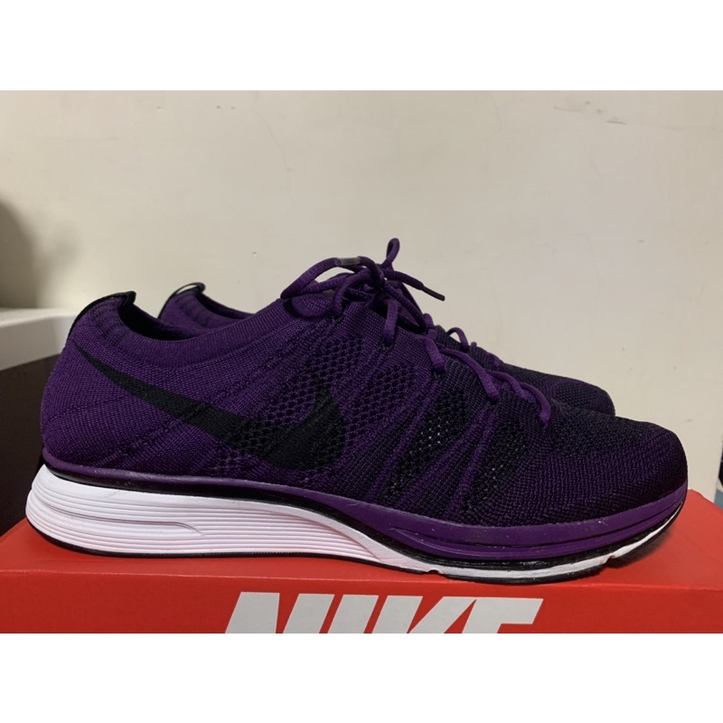 Nike flyknit trainer 紫 us10.5 AH8396-500不議價