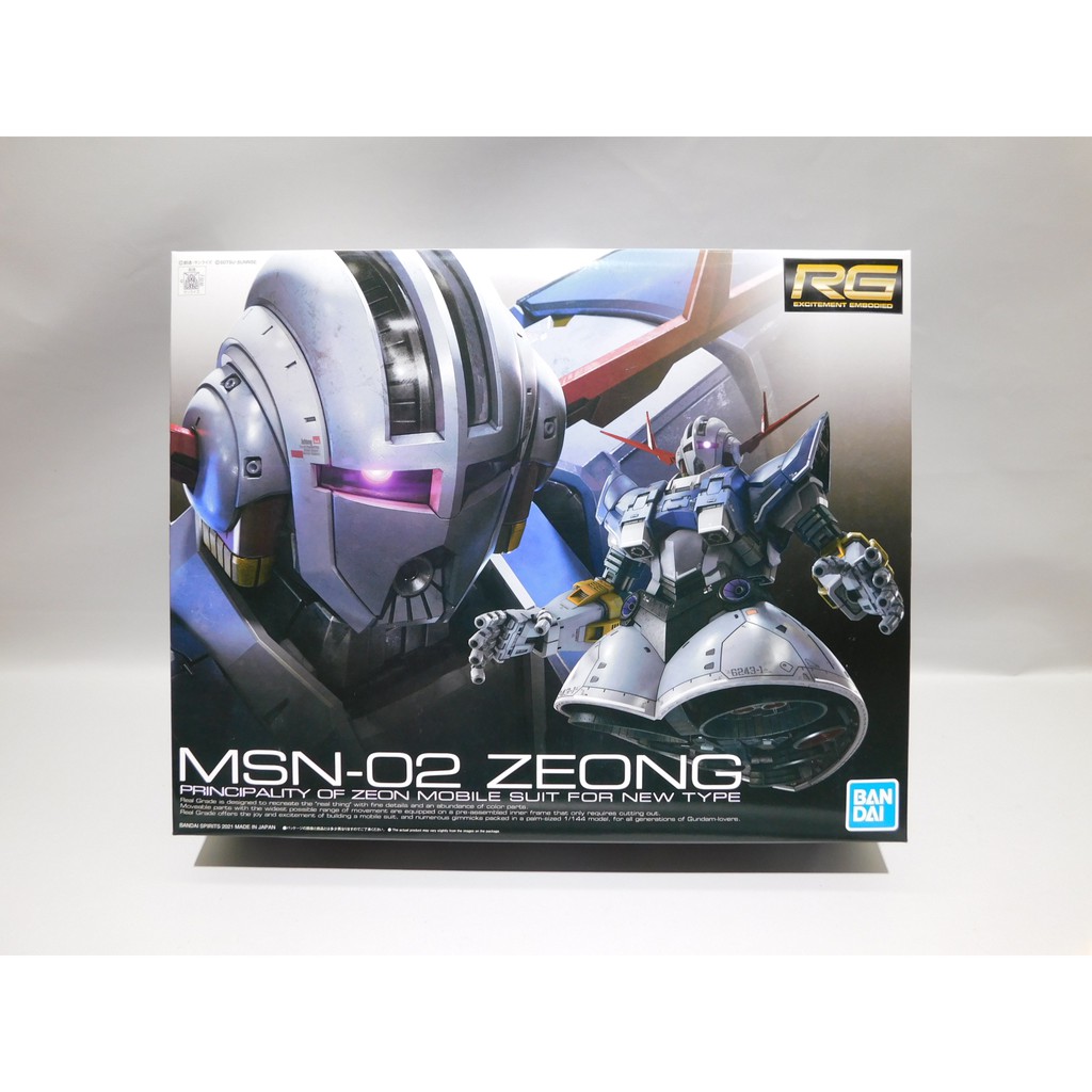 土城三隻米蟲 BANDAI 鋼彈模型 RG 1/144 MSN-02 ZEONG 吉翁克 吉翁古 夏亞