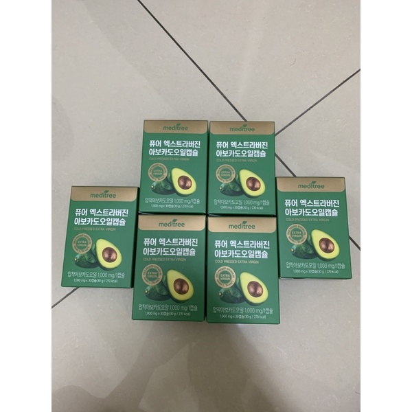 韓國 MEDITREE冷壓初榨酪梨油膠囊 牛油果膠囊30粒/盒
