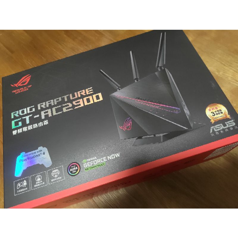 ASUS華碩 ROG GT-AC2900 Ai Mesh 電競雙頻 WiFi 無線路由器(分享器)+ASUS網路交換器