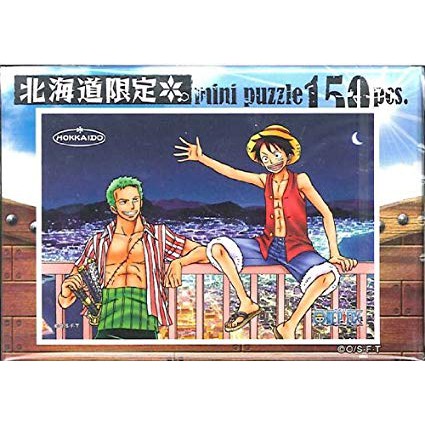 協泰 拼圖-現貨 HKD-07 魯夫 索龍 夜景 北海道 地區限定 日本正版 海賊王 航海王 150片 迷你片