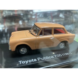 《模王》 1/43 模型合金車 toyota publics 700 1961