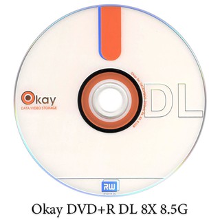 蝦皮代開電子發票(可打統編㊕㊝ Okay DVD+R 8X 8.5G DL、DVD-R 16X 4.7G 可燒錄空白光碟