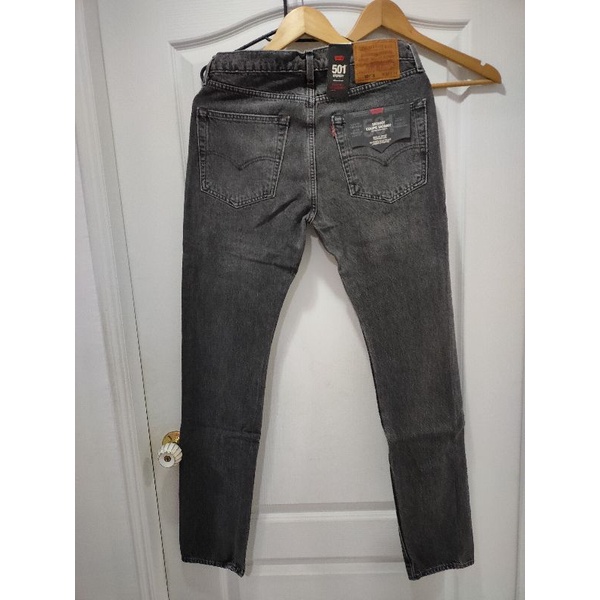 Levis 501 S 黑灰色系 skinny  W32版型窄等於W30