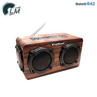 LM s409 木質藍牙喇叭 2喇叭2震膜 木質音箱 USB/AUX/卡拉OK/TF卡/FM播放 音響 藍牙音響 LM