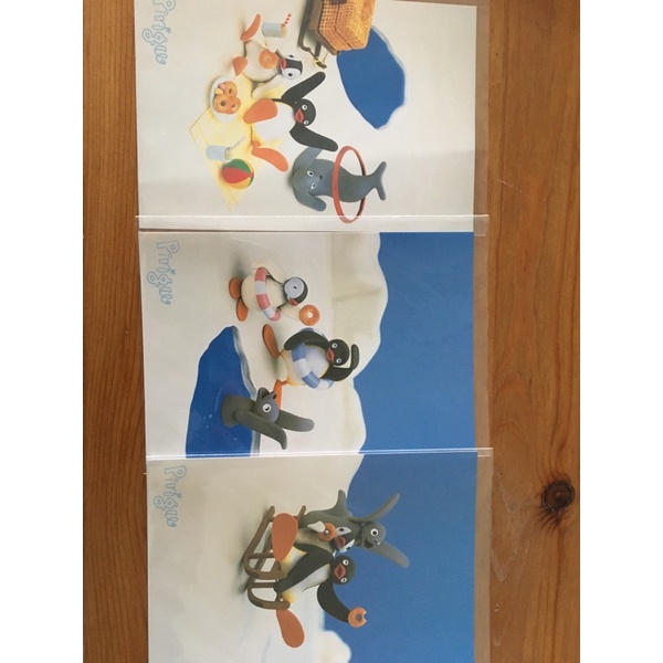 全新 日本 正版 企鵝家族 Pingu pinga Robby 明信片 套組 5枚