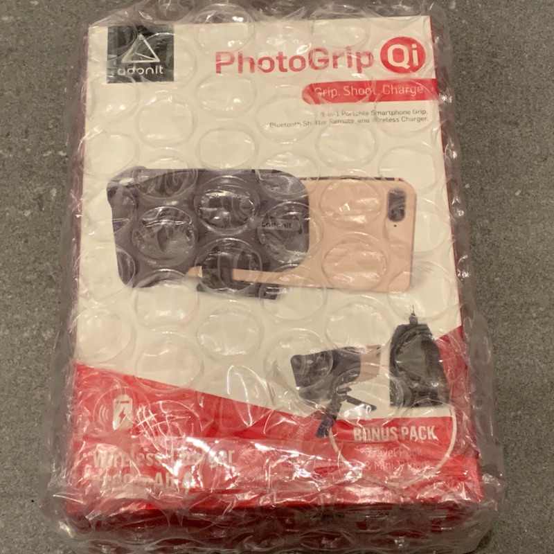 [全新贈品］Adonit PhotoGrip Qi 無線充電手機握把