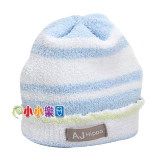 AJ Hippo 小河馬初生型針織嬰兒帽，保暖透氣性佳，舒適不悶熱*小小樂園*