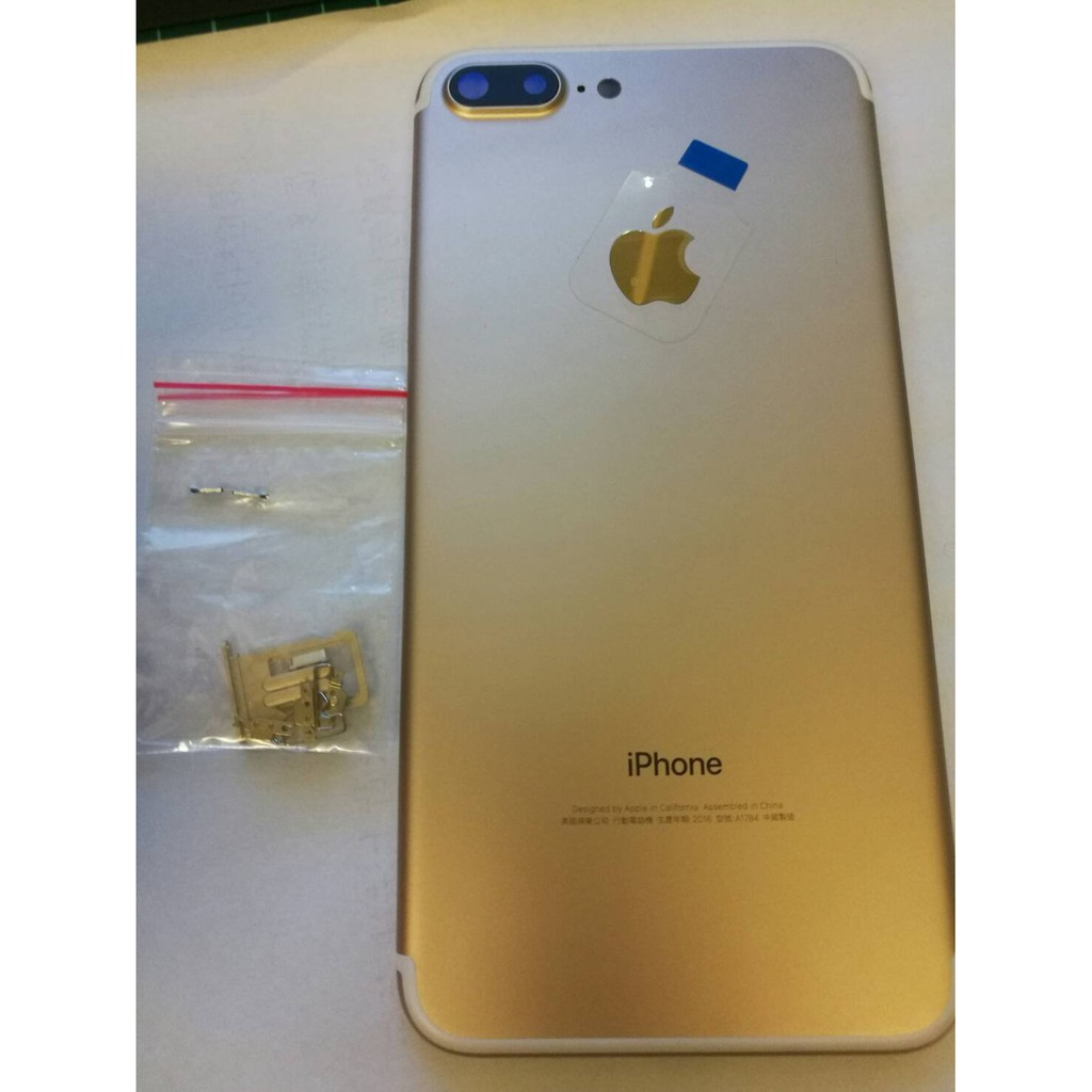 【原廠背蓋】Apple iphone 7 PLUS 原廠背蓋 背殼 手機殼 贈手工具 (含側按鍵) - 金色