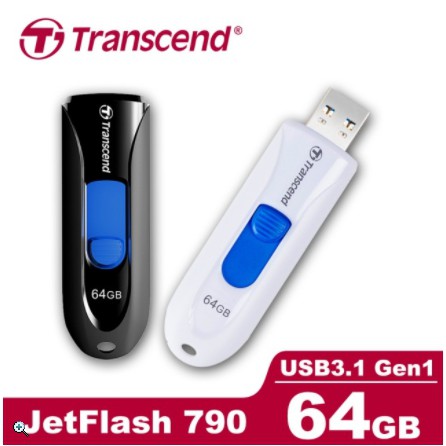 【Transcend 創見】64GB JF790 JetFlash 790 USB3.1 隨身碟