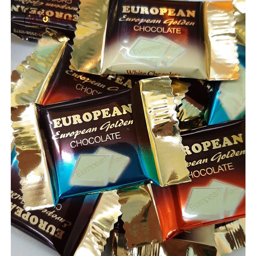 《迪迪休閒食品》白巧克力100g(約15片) 黃金之礦 可可脂 可可片 歐式巧克力