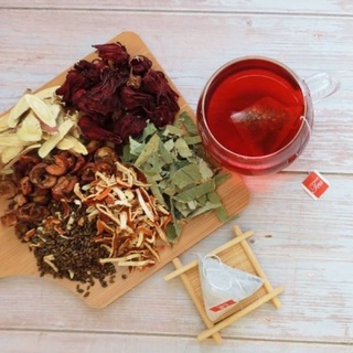 🎀 烏梅濕濕茶 仙楂 烏梅 洛神 薏仁 天然 花茶 無咖啡因 養生 茶包🎀老公的店