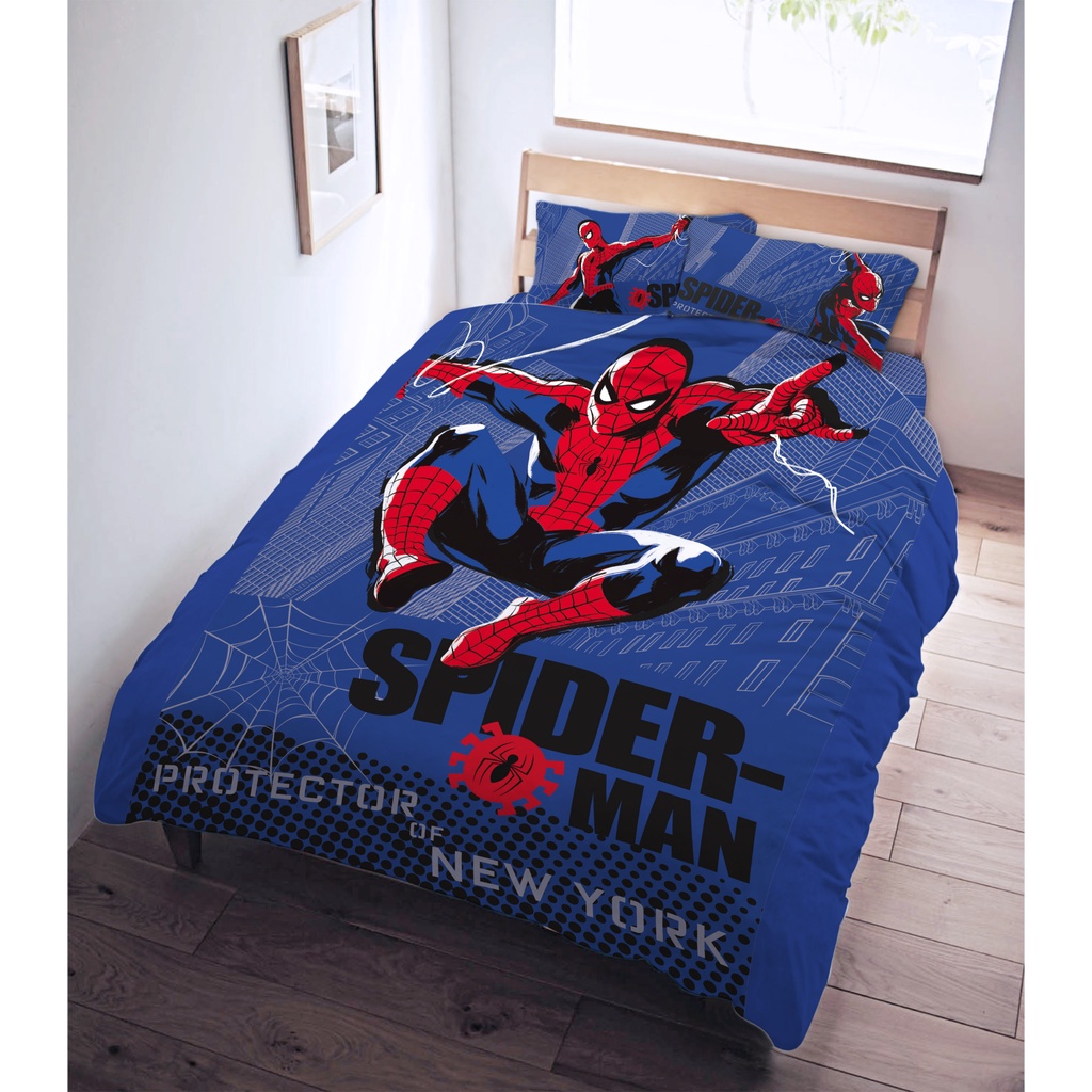 漫威 蜘蛛人 紐約守護者 床包 寢具 單人床包組/雙人床包組/加大/被套/涼被/兩用被/枕頭套