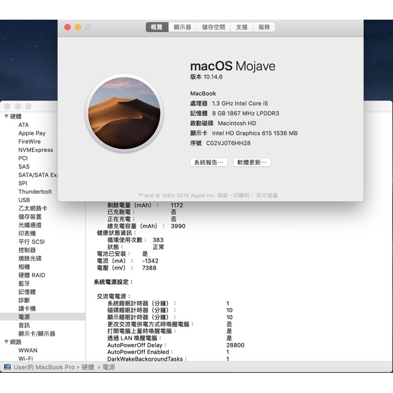 絕版I7/8G記憶體/256G SSD 2013 mid MacBook Air 11 吋