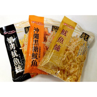 珍珍魷魚絲 27g(原味、沖繩黑糖、燻烤)