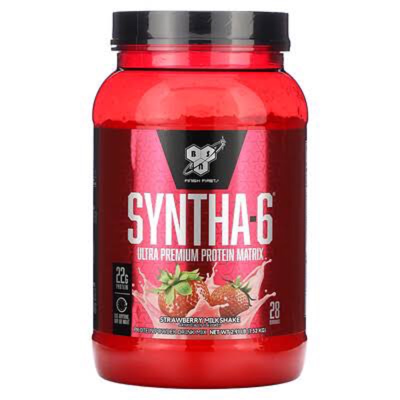 synths-6綜合乳清蛋白（草莓奶昔口味，即期）