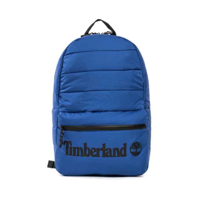 【Timberland】中性寶石藍休閒雙肩後背包(A2FH6M68)