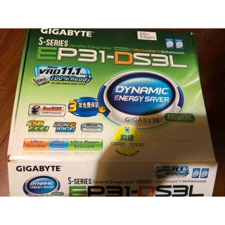 技嘉 Gigabyte EP31 ds3L 外加 core 2 dual CPU