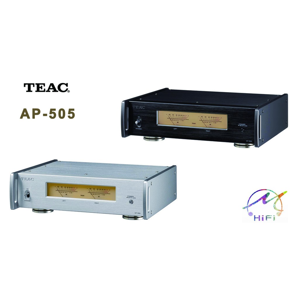 ｛音悅音響｝TEAC AP-505 兩聲道 後級擴大機 全平衡電路 三種輸出模式 復古VU指針錶頭 勝旗公司貨